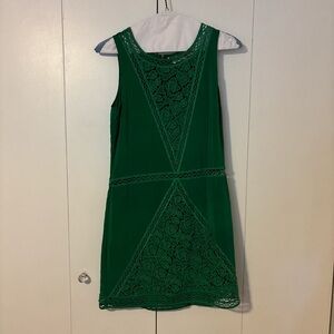 Elegant Green Lace Dress